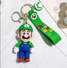 Super Mario Luigi Action Figure Keychain  Bag Pendant Key Ring Nintendo Luigi picture