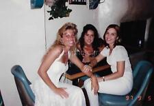 PRETTY WOMEN 90's Girls FOUND PHOTO Color ORIGINAL Snapshot VINTAGE 310 54 Z picture