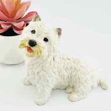 Vintage Castagna White Westie Terrier Dog Figurine Resin Made In Italy 1988 picture