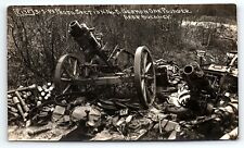 3-1-19 WWI ORIGINAL AUTHENTIC PHOTO GERMAN ONE POUNDER ARTILLERY GUN  P1572 picture