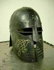 Medieval helmet Barbuda armor helmet antique Gladiator nasal steel helmet picture