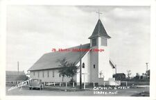 MT, Scobey, Montana, RPPC, Catholic Church, Exterior View, Helmyacht Photo picture