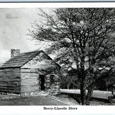 c1930s New Salem, ILL Berry-Lincoln General Store Mini Postcard Abraham IL A149 picture
