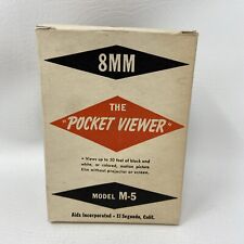 Vintage Aids Inc The Pocket Viewer Model M-5 8MM Melton Viewer & Box MCM USA picture