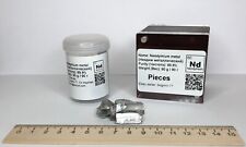 Neodymium metal element ND 99,9% Purity 90 g metal sample picture