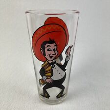 Vintage Pepsi Collector Series Glass Tumbler Poncho Cartoon Character picture