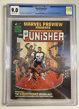 MARVEL PREVIEW # 2 CGC 9.0 BRAND NEW CASE NEW STYLE PUNISHER ORIGIN picture
