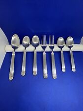 Wallace Chardonnay Stainless 18/8 2 Teaspoons 2 Soup 2 Dinner Forks 1 Serving Sp picture