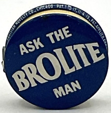  Vintage Ask the Brolite Man Advertising Promo Tape Measure Ingredients Bakers picture