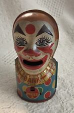 Vintage Metal Clown Bank J. Chein & Co. Made In USA picture