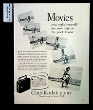 1939 Cine-Kodak Eight Movies Home Economy Kodascope Vintage Print Ad 32690 picture