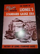 Toy Trains Yesteryear Lionel's Standard gauge Era 1st Printing 1964 picture