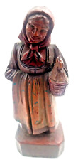 BEAUTY ANTIQUE ITALY MRS NICKLEBY CHARLES DICKENS MEDIUM STATUE FIGURINE c1920 g picture