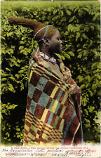 PC AFRICA, SOUTH AFRICA, A ZULU BRIDE, Vintage Postcard (b53108) picture