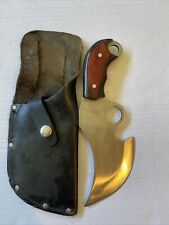 Vintage Ole Smoky Yukon Skinner Knife Wood Handle HUNTING KNIFE W/CASE picture