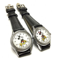 Seiko LORUS Mickey & Minnie Watch Pair USED japan picture