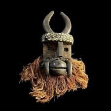 African Mask Carved Décor carved wooden Hanging Dan Mask-G1203 picture