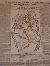 ORIGINAL 1863 NY HERALD CIVIL WAR NEWSPAPER BATTLE OF VICKSBURG 4 MAPS 12 PGS picture