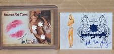 Heather Rae Young Kiss and Autograph Cards picture