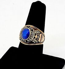 1981 ST JOSEPH HILL ACADEMY 10K GOLD LAB BLUE SPINEL CLASS RING,7, ROSE COSTA picture