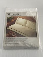 NOS Vintage Sears Colormate Perma-Prest Percale Sheet Full Size 54x75 In 1123 picture