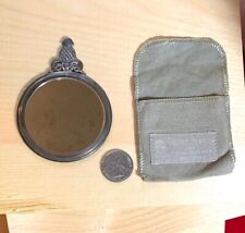 Antique Early Georg Jensen NY Mark Sterling Compact Purse Pineapple Mirror picture