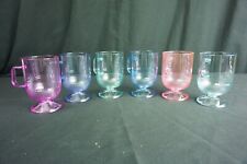 Vintage Tupperware Stackable Preludio Acrylic Glasses/Mugs Set of 6 #2002A NEW picture
