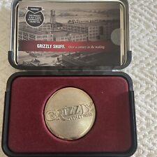 Vintage Grizzly Snuff Collectible Lid With Original Tin American Snuff Co. picture