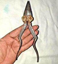 1850's Old Vintage Mughal Antique Iron Engraved Unique Nut Cracker , Collectible picture