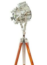 Hollywood searchlight Spotlight Floor lamp with Wooden Tripod Stand ~ Gift Item picture