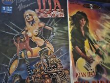 Lita Ford No.#1 Comic Signed By Roland Mann & The Runaways~Hard Rock Comics~#16 picture