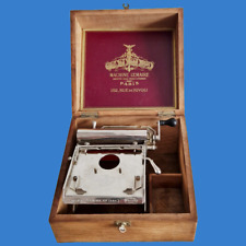 Antique Lemaire Cigarette Rolling Machine + Box. Dechevrens Succe Paris picture