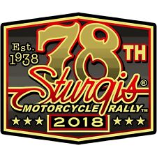 2018 STURGIS RALLY 78th Anniversary Logo Sturgis BIKER PATCH picture