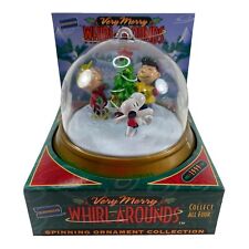Vintage Very Merry Whirl Arounds Spinning Ornament Snoopy Charlie Brown Peanuts picture