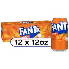 Orange Fanta Soda 12 Pack Cola 12oz Cans Pack of 12 Fanta Cola Soda Pop picture