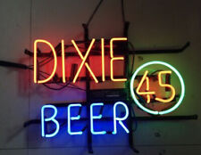 Dixie Beer 45 Neon Light Sign Lamp 19x15 Beer Bar Pub Wall Window Decor picture