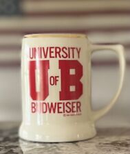 Collectible University of Budweiser Ceramic Beer Stein - 1988 Anheuser-Busch picture