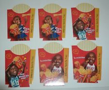 Vintage 6 1997 NBA McDonalds French Fry Player Boxes, Hardaway ,Rice ,Hill picture