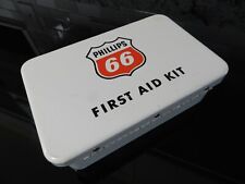 Collectible Vintage Phillips 66 Metal First Aid Kit  *  NICE  * picture