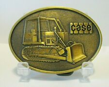 *Case Construction 850B Crawler Dozer Bulldozer Dozer Brass Belt Buckle Logo picture