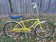 Vintage Yellow 1972 Schwinn Manta Ray Coaster Banana Seat Krate Bicycle - As-is  picture