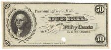 50 or 25 Cents Due Bill - Americana - Miscellaneous picture