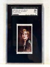 1928 WD & HO Wills #21 Anna Q Nilsson Cinema Stars SGC 96 MT picture