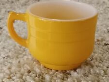 Vintage HAZEL ATLAS LITTLE HOSTESS MINIATURE CUP MUG Kids tea cup Yellow picture