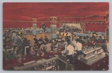 The Esquire Red Room Night Club Dayton Ohio Unposted Linen Card picture