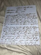 1853 Letter to Hartford CT Judge Treasurer: Farmers & Merchants Bank of Hartford picture