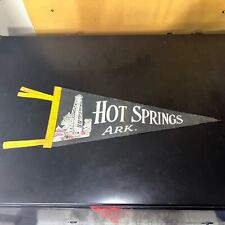 Vintage Felt State Pennant / Arkansas / 22” / Look Out Tower / Hot Springs ARK picture