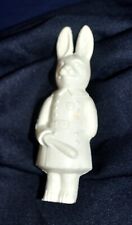 MINTY ANTIQUE 1920S VTG CELLULOID EASTER BUNNY WHITE VISCOLOID 4.5