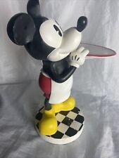 Disney Original Mickey Mouse Waiter Big Figure Statue 14 Inches Rare Vintage picture