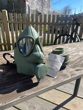 Serbian Military M1 Gas Mask Full Face Adult NBC With 60mm Filter Green NATO M59 picture